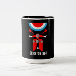 Britische Mod 1964 Zweifarbige Tasse