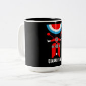 Britische Mod 1964 Zweifarbige Tasse (Vorderseite Links)
