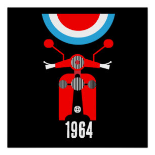 Britische Mods 1964 Poster