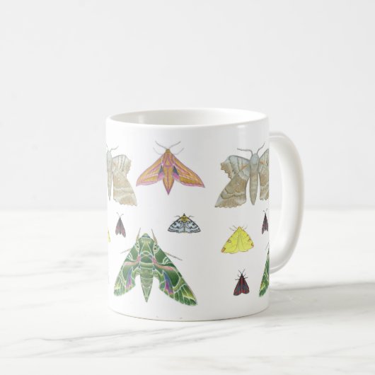 Britische Motten-Tasse Kaffeetasse (VorderseiteRechts)