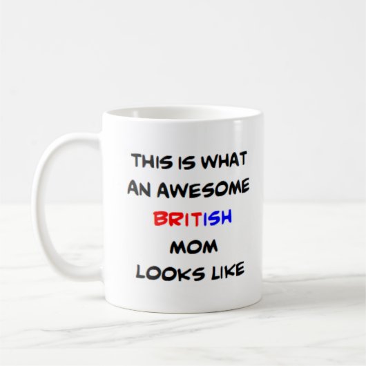 Britische Mutter, phantastisch Kaffeetasse (Links)