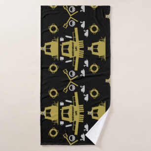 Britische Narrowboat-Geschenke Badehandtuch