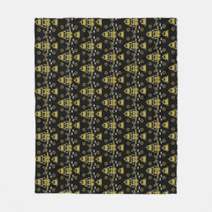 Britische Narrowboat-Geschenke Fleecedecke