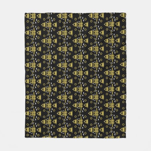 Britische Narrowboat-Geschenke Fleecedecke (Vorderseite)