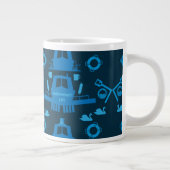 Britische Narrowboat-Geschenke Jumbo-Tasse (Rechts)