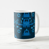 Britische Narrowboat-Geschenke Kaffeetasse (VorderseiteRechts)