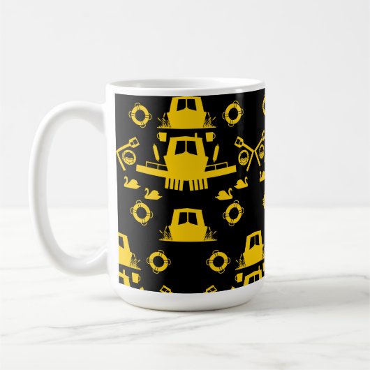 Britische Narrowboat-Geschenke Kaffeetasse (Links)