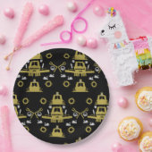 Britische Narrowboat-Geschenke Pappteller (Party)