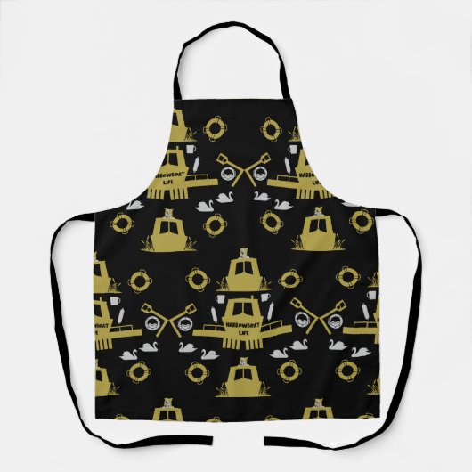 Britische Narrowboat-Geschenke Schürze (Vorderseite)
