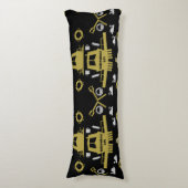 Britische Narrowboat-Geschenke Seitenschläferkissen (Vorderseite Vertikal)