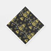 Britische Narrowboat-Geschenke Serviette (Ecke)