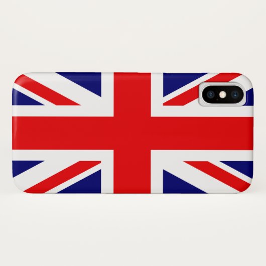 Britische Nationalflagge - Union Jack Case-Mate iPhone Hülle (Rückseite (Horizontal))