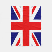 Britische Nationalflagge - Union Jack Fleecedecke (Vorderseite)