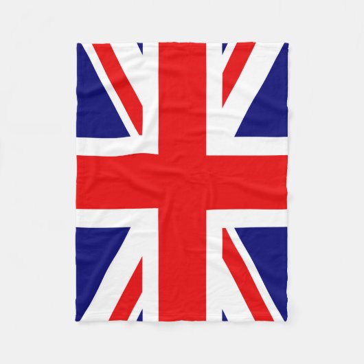 Britische Nationalflagge - Union Jack Fleecedecke (Vorderseite)
