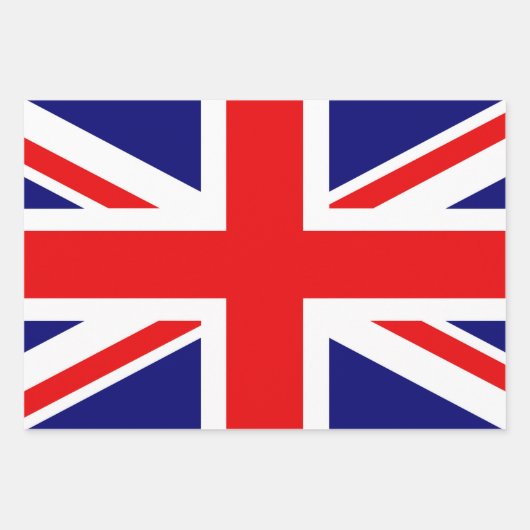 Britische Nationalflagge - Union Jack Geschenkpapier Set (Vorderseite 3)