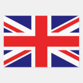 Britische Nationalflagge - Union Jack Geschenkpapier Set (Vorderseite 2)