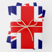 Britische Nationalflagge - Union Jack Geschenkpapier Set (Beispiel)