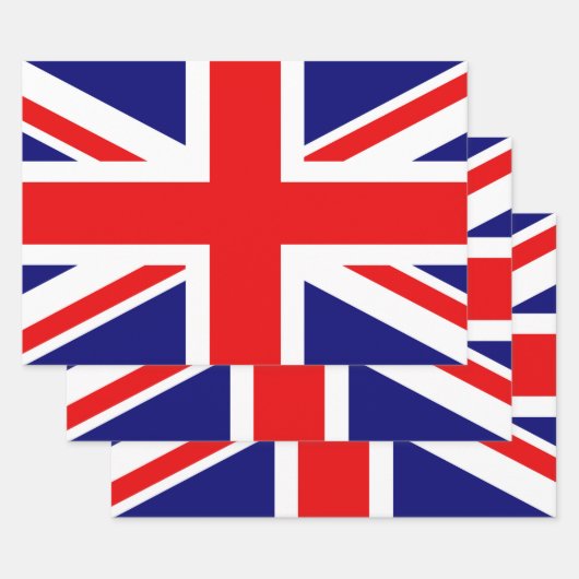 Britische Nationalflagge - Union Jack Geschenkpapier Set (Set)
