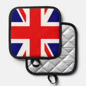 Britische Nationalflagge - Union Jack Topflappen (Vorderseite/Rückseite)