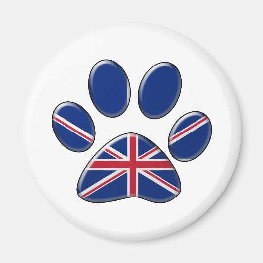 Britische Patriotikkatze Magnet (Vorne)