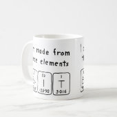 Britische Periodenname Tasse (Vorderseite Links)