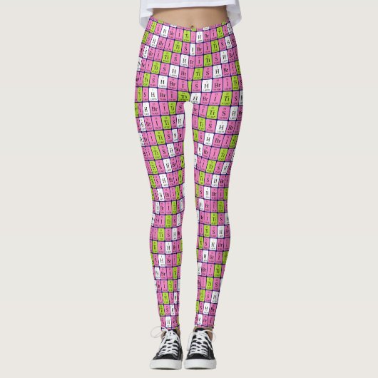 Britische Periodensystem patriotische Leggings 1 (Vorderseite)