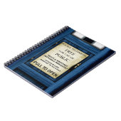 Britische Polizei-allgemeines Notizblock (Linke Seite)