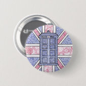 Britische Polizei-Kasten-und Button (Vorne & Hinten)