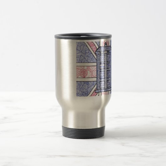 Britische Polizei-Kasten-und Reisebecher (Mittel)