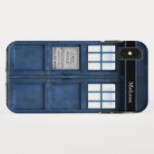 Britische Polizei ruft Retro Muster Sechzigerjahre Case-Mate iPhone Hülle (Rückseite (Horizontal))