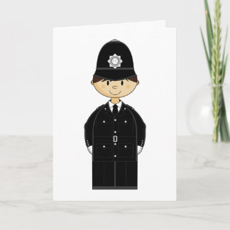 Britische Polizeikarte Karte
