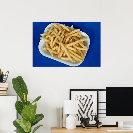 Britische Pommes frites Poster (Heimbüro)