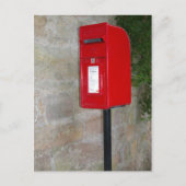 Britische Postbox Postkarte (Vorderseite)