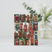 Britische Postfächer Postkarte (Stehend Vorderseite)