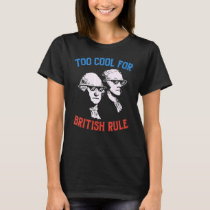 Britische Regierung Washington Hamilton 4. Juli Mä T-Shirt