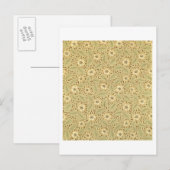 "Britische Rose"-Tapete Postkarte (Vorne/Hinten)