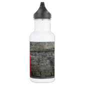 Britische rote Telefon-Kästen an Edinburgh-Schloss Edelstahlflasche (Rechts)