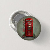 Britische rote Telefonzelle-Knöpfe Button (Vorne & Hinten)