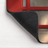 Britische rote Telefonzelle Mousepad (Ecke)