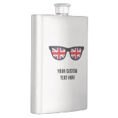 Britische Schattenflasche Flachmann (Rechts)