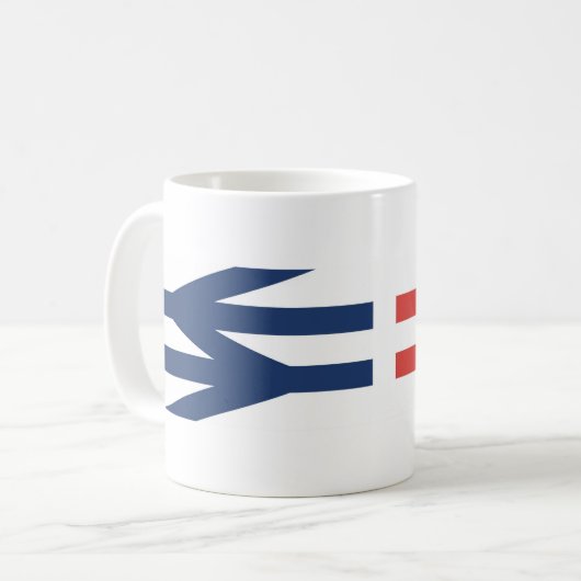 Britische Schiene u. Sealink-Tasse Kaffeetasse (Vorderseite Links)