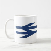 Britische Schiene u. Sealink-Tasse Kaffeetasse (Links)