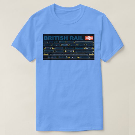 BRITISCHE SCHIENENBAHNEN T-Shirt (Design vorne)