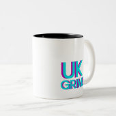 britische Schmutzmusik Zweifarbige Tasse (VorderseiteRechts)