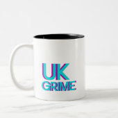 britische Schmutzmusik Zweifarbige Tasse (Links)