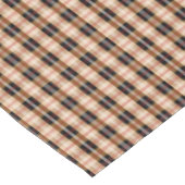 Britische Schwarz-Bein-Tartan kariert Tischdecke (Schrägansicht)