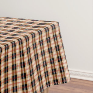 Britische Schwarz-Bein-Tartan kariert Tischdecke