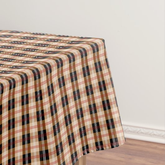 Britische Schwarz-Bein-Tartan kariert Tischdecke (Beispiel)
