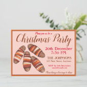Britische Schweine in Blankets Weihnachts-Party Do Einladung (Stehend Vorderseite)