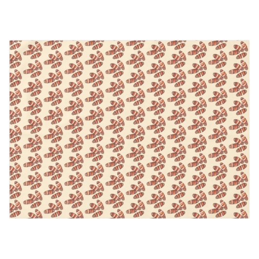 Britische Schweine in Blankets Weihnachtsessen Par Tischdecke (Vorderseite (Horizontal))